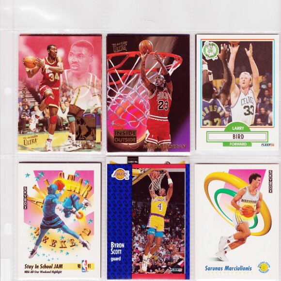 200 Basketball Cards Michael Jordan Larry Bird Pack Set Lot - Picture 1 of 7